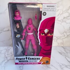 Power Rangers Lightning Co. Mighty Morphin Ninja Pink Ranger Action Figure NIB